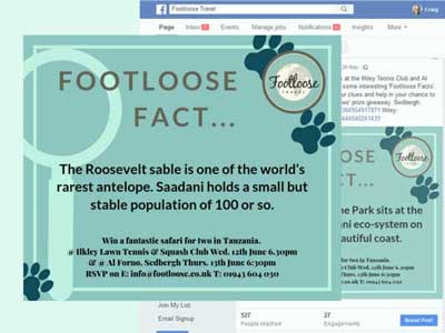Footloose Travel - Quiz Campaign
